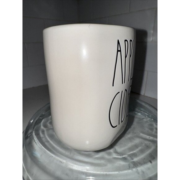 Rae Dunn by Magenta Fall Mug “APPLE CIDER” Burgundy Interior - Picture 6 of 9